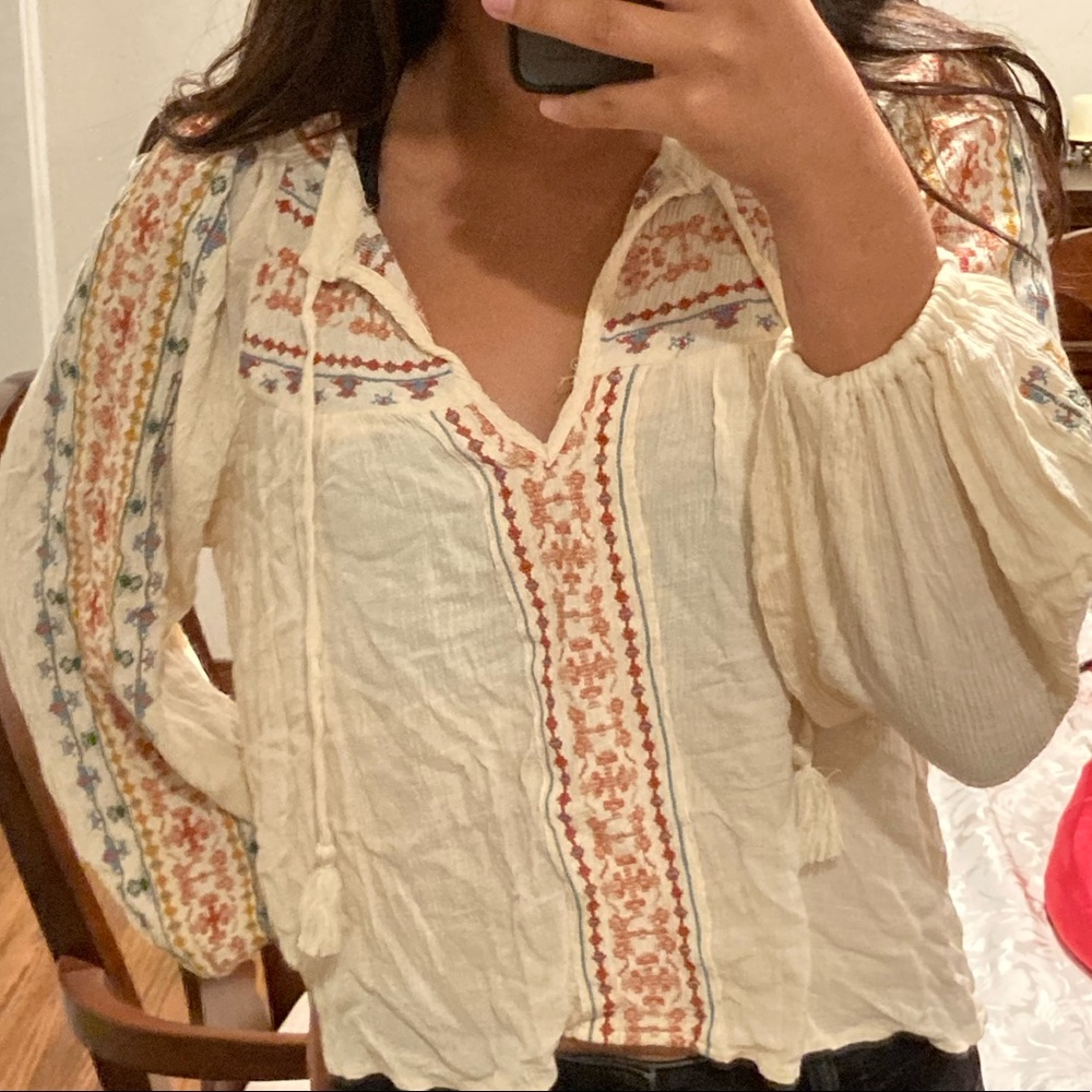 American eagle loose blouse